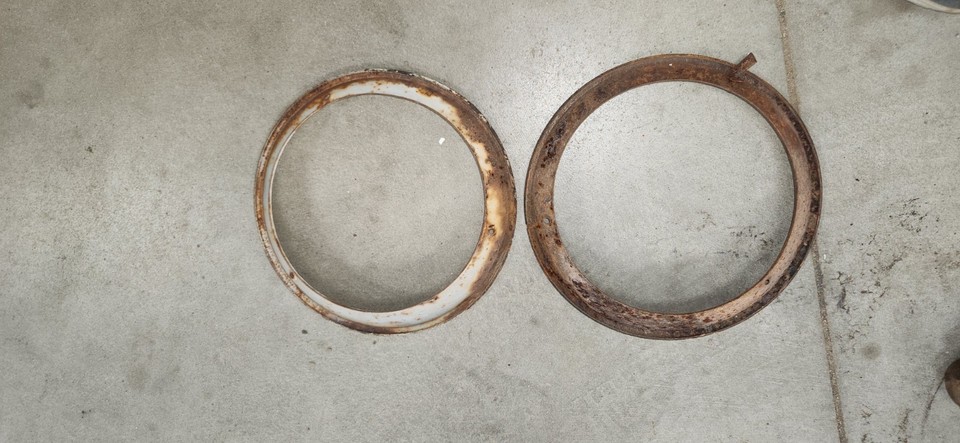 1965 CHEVROLET VAN HEADLIGHT BEZELS K22639 KE | eBay