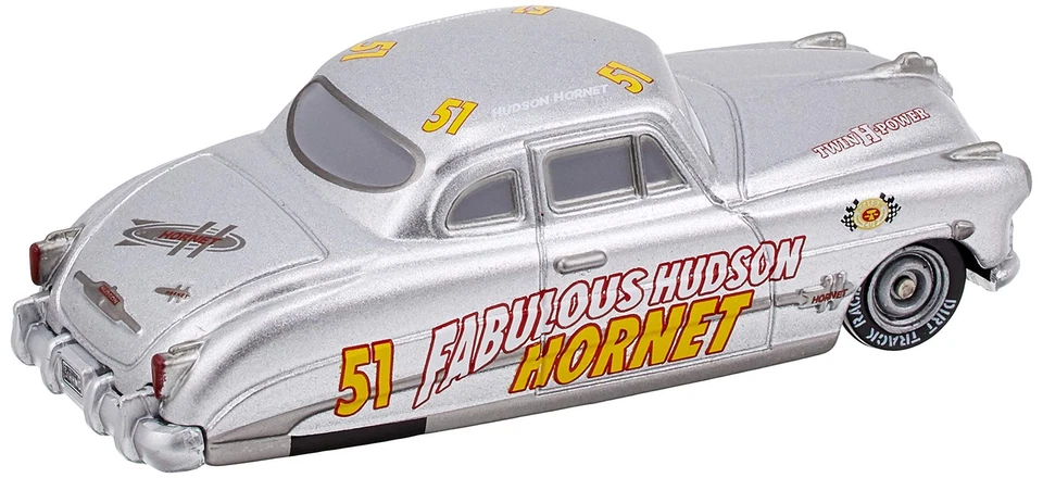 Coches Disney Cars Tomica C-40 Doc Hudson (tipo Silver Racer) Foto 2 de 3