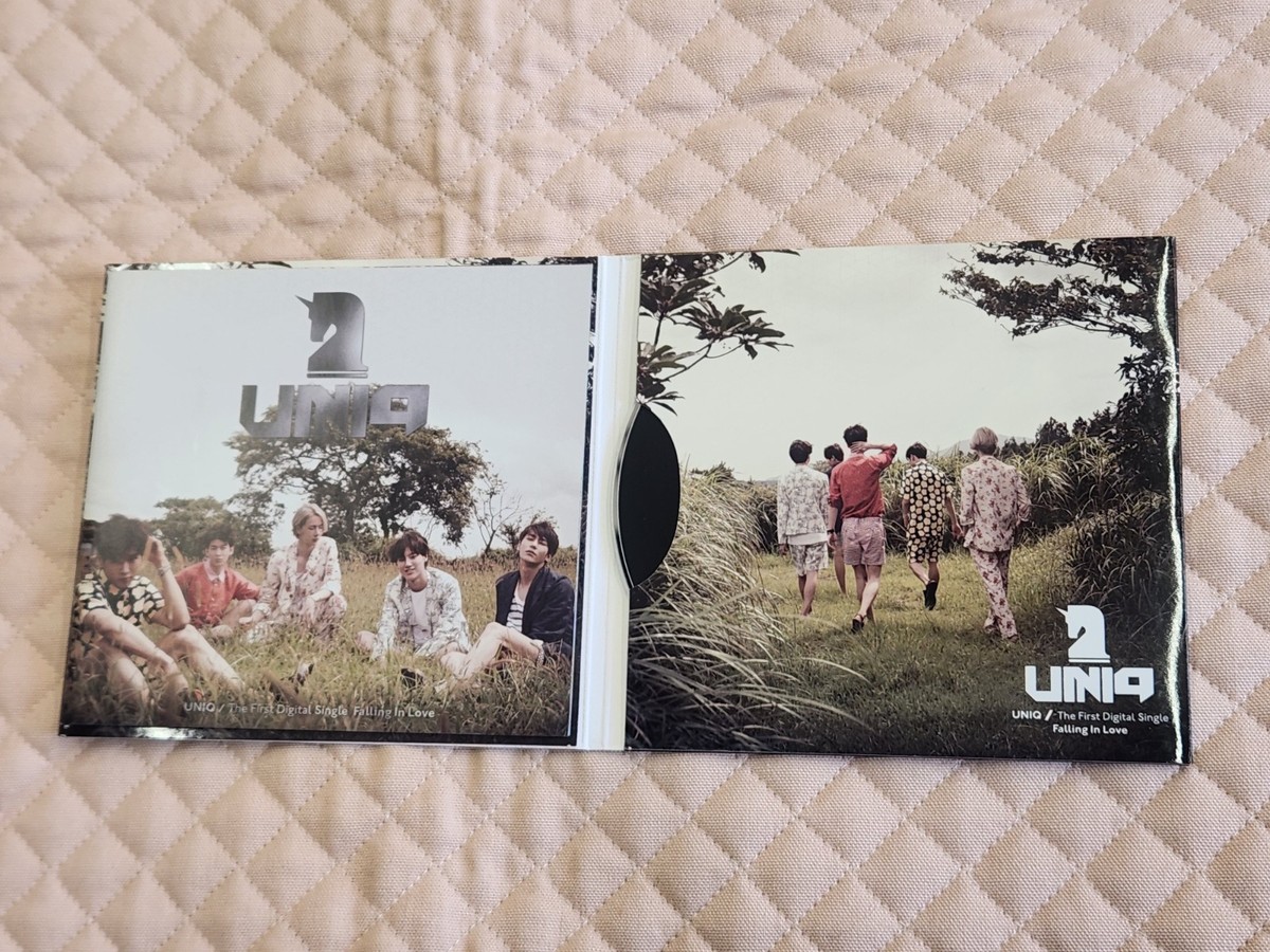 UNIQ Digital Single Falling In Love Autographed PROMO CD KPOP