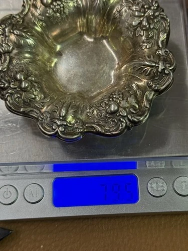 Francis I by Reed and Barton New Script Sterling Master Salt 2 Pieces