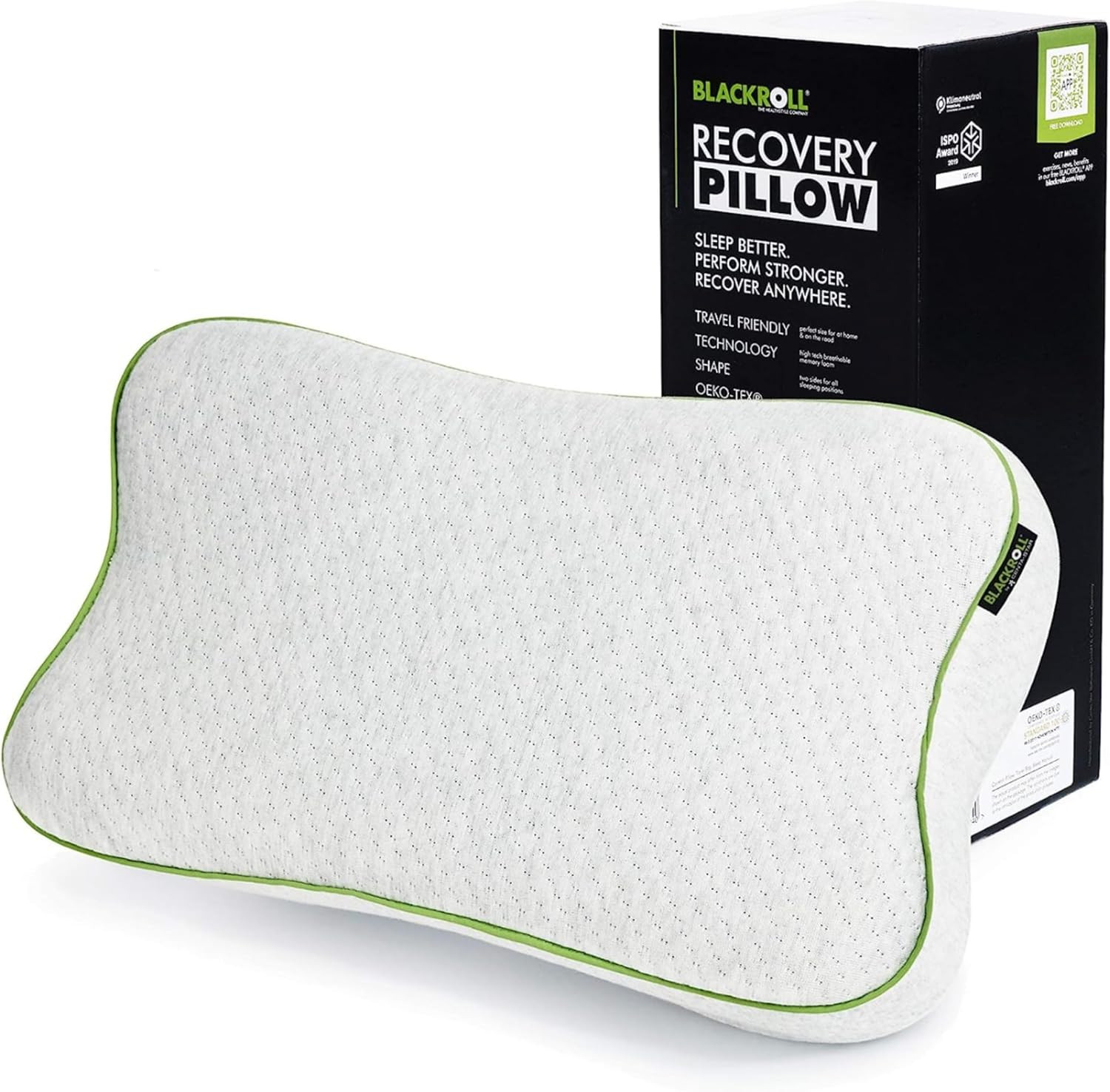 BLACKROLL® Recovery Pillow (50 X 30 Cm), Kopfkissen Für Erholsamen Schlaf, Ergon