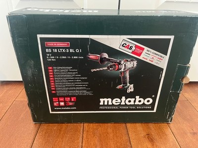 Metabo BS 18 LTX-3 BL Q I Cordless Drill/Screwdriver 18v Tool Only 602355890