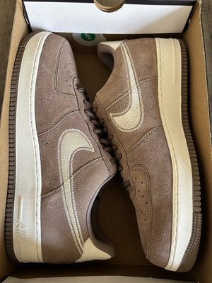 Size 13 - Nike Air Force 1 Low '07 LV8 Mink Brown Embroidered