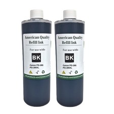 Refill Premium Ink Cartridge Kit Black for Canon PG-285 PG-285XL Ink 2x500ml