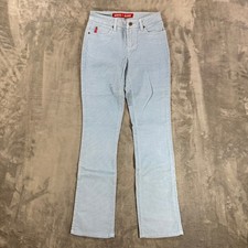 Vintage Guess Corduroy Bootcut Jeans Women's Size 26 Baby Blue Retro Y2k
