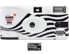 Ilford XP2 35mm ISO-400 B W One-Time Single-Use Disposable Camera with Flash