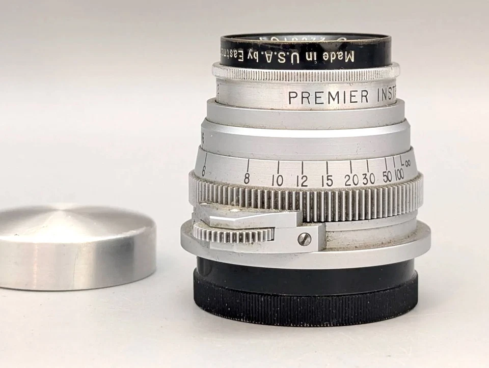 Rare Kodak Ektar 47mm f2 Lens Leica Screw Mount WWII - Image 2 of 4