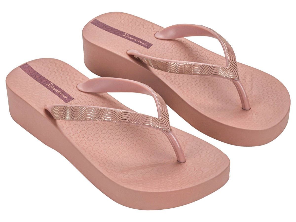 Ipanema Malla X Plataforma Informal Elevado Suela Sandalias Mujer Rosa UK 4-8