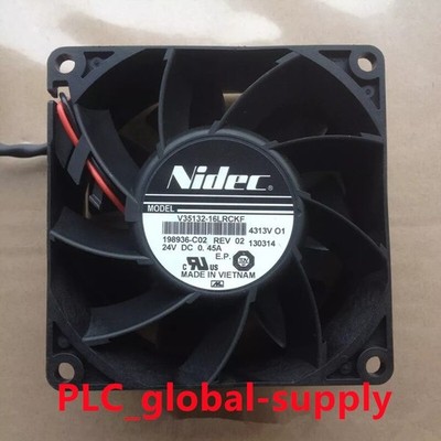 V35132-16LRCKF 1PCS NEW    2 wire DC24V 0.45A 8038 8CM Inverter cooling fan *gb