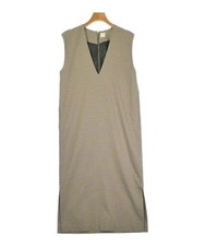 THREE SQUARE Dresses BeigexBlack(Check Pattern) F 2200661697849