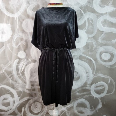 JESSICA SIMPSON Sz 2 Dark Green Velvet Dress Dramatic Mini Dress NWT GlamCore