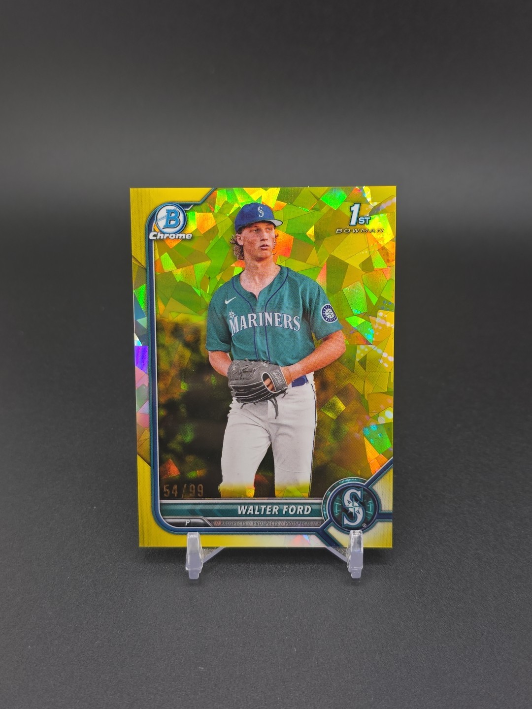 2022 Bowman Chrome Draft Sapphire Edition - Walter Ford #BDC-187 Yellow /99 (RC)