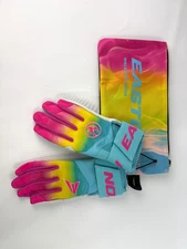 Easton Walk-Off Ethos Locked-In Batting Gloves Yellow Blue Pink Adult Small