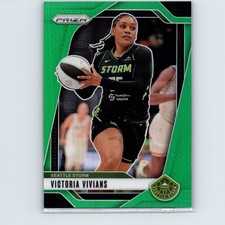 2024 Panini Prizm WNBA Victoria Vivians #69 Green Prizm Seattle Storm