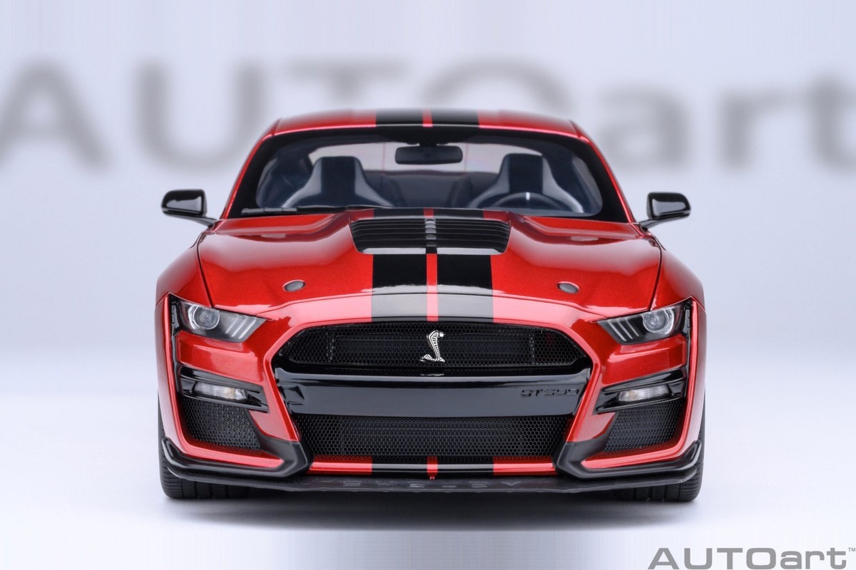 Autoart Ford Mustang Shelby GT500 (Rapid Red) 1/18 Scale New! | eBay