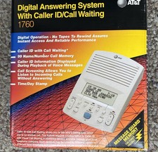 Genuine AT T 1760 Digital Answering System w/ Caller ID/Call Waiting