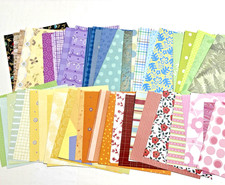 LOTE 50 hojas 6 x 6 álbum de recortes mezclado papel y cartulina fabricación diario basura suministro