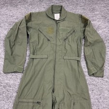 Flyers Coveralls Mens 40 R Green CWU-27/P Type 1 Class 1 Flame Resistant Pilot