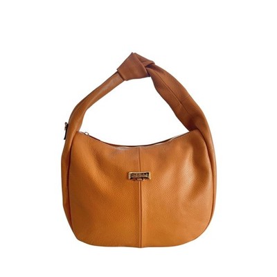 Baldinini Trend Brown Leather Women Shoulder Bag 100% Authentic - BA-23240