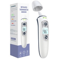 Ear Thermometer for Adults and Kids, Digital 1 Count Pack of 1 , Grey