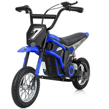 24V Ride-On Off Road Dirt Bike Electric Motorcycle 2 Speed 350W For Kids 13 