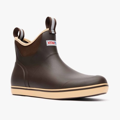 New XTRATUF Ankle Deck Boot Chocolate Tan  #22734 Men's