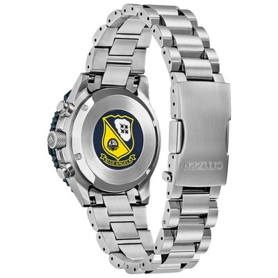 Citizen Men's Navihawk Chronograph Date Silver Eco-Drive Watch