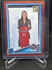 2025 Panini Donruss WNBA Georgia Amoore Red Shimmer Rated Rookie /399 Mystics 🔥