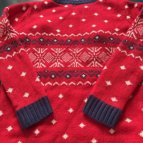 Holiday Time Elf On The Shelf Themed Unisex Kids Christmas Sweater Size 6/7 - Picture 8 of 8