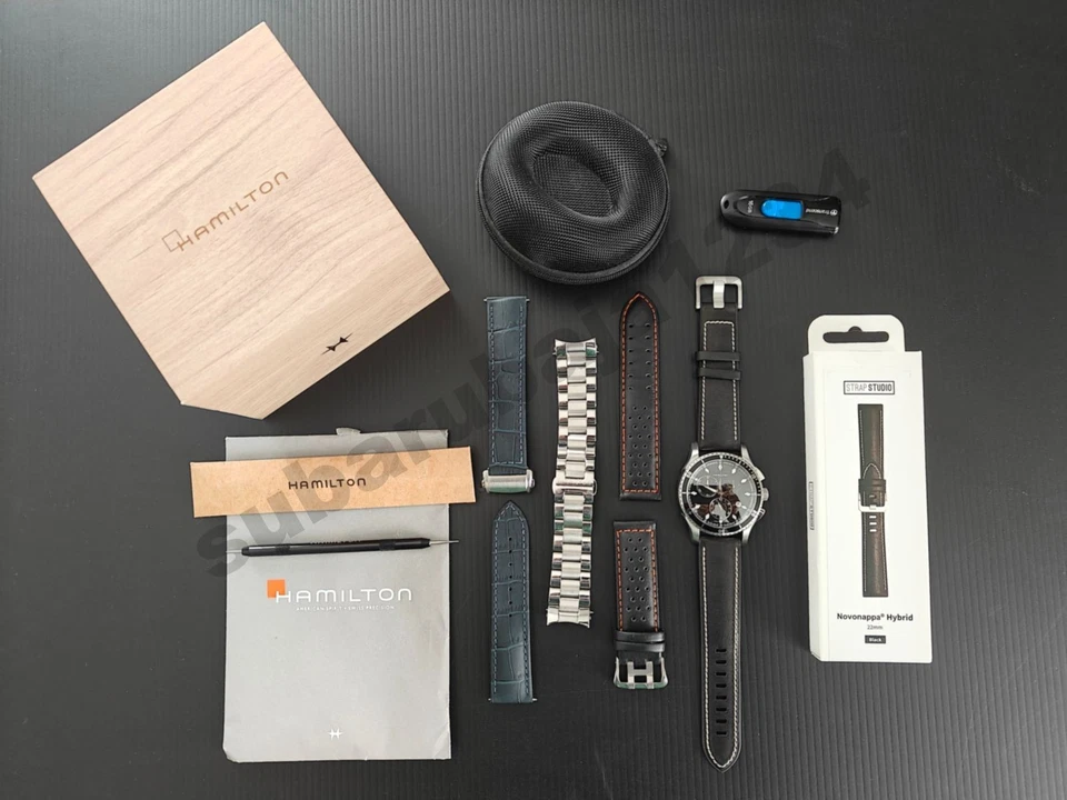 CRONÓGRAFO HAMILTON JAZZMASTER SEAVIEW (H375120 - H37512131) + ¡MUCHOS EXTRAS! Foto 2 de 4