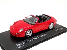 Minichamps 1/43 Porsche 911 Carrera S Cabriolet 2005 Red #773329