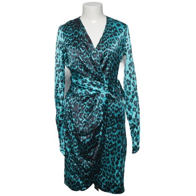 Marella, Wickelkleid, Größe: 44, Blau/Schwarz, Elasthan/Polyester/Seide #Kwf
