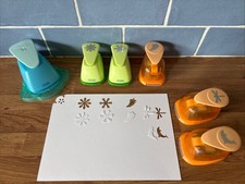 Woodware Craft Collection Card Punch Cutter Bundle, Dragonfly, Snowflake + More