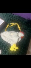 Plush Chicken Bird purse with Yellow Strap