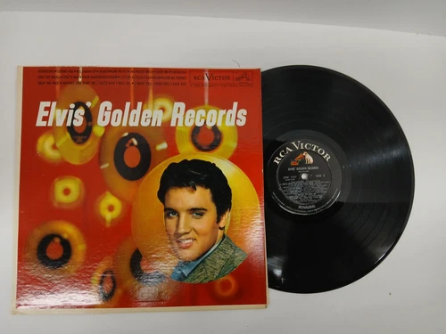 1958 Elvis Golden Records  Vinyl RCA Victor LPM-1707 Record LP VG
