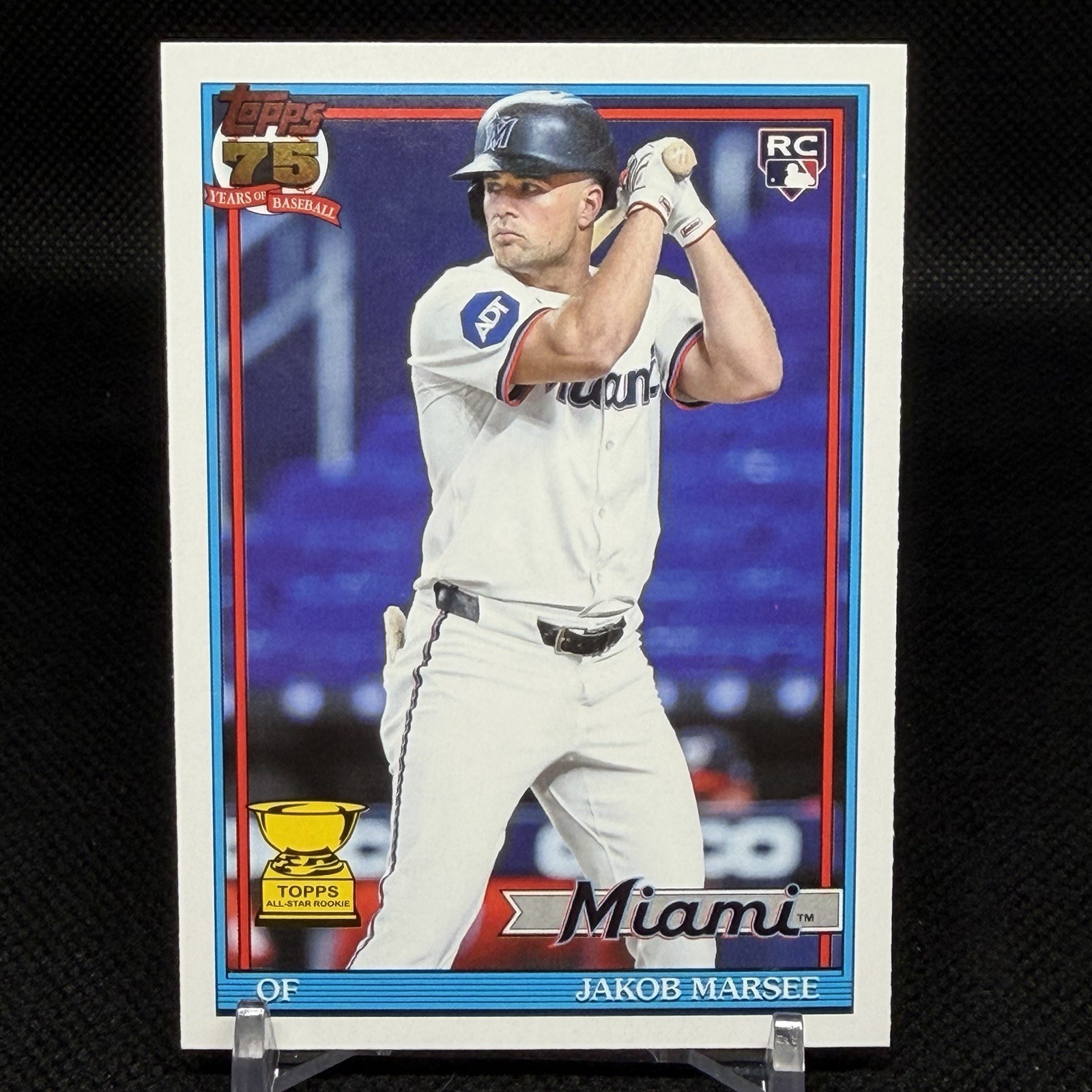 2026 Topps #91B2-45 Jakob Marsee 1991 Topps Baseball 35th Anniversary