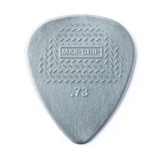 Jim Dunlop Max-Grip Nylon Standard Pick .73MM - 24 Pack .73mm, Black