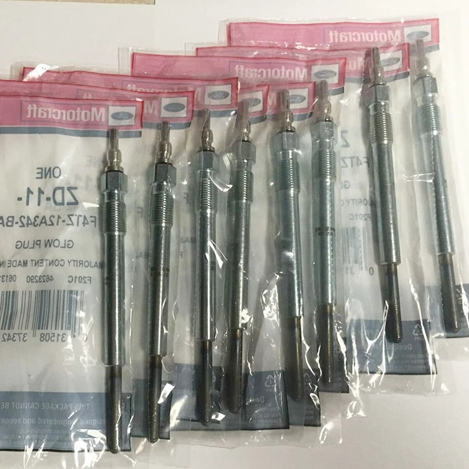 8PCS OEM ZD-11 /ZD-11-B2/ZD-30 Genuine Motorcraft Glow Plugs F4TZ-12A342-BA - Image 2 of 4