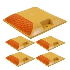 5 Pcs Heavy Duty Driveway Reflectors Street Pavement Markers Ground