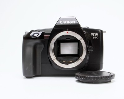 Canon EOS 650 35mm Film Camera (Black) S/N 1133647