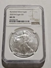 2020-W Burnished American Silver Eagle $1 NGC MS70