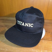 Titanic 90s Logo Cap Official Movie 1997 Vintage Promotional Baseball Hat