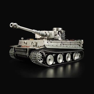 Henglong 1:6 Full Metal Tiger I RTR BB IR RC Tank 3818 Tracks Barrel Recoil