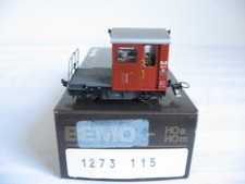 WK26* BEMO H0m 1273 115 Trattore di manovra Tm 2/2 "65" RhB DC confezione originale