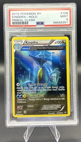 Kingdra (Alpha) 108/160 XY - Primal Clash Holo PSA 9
