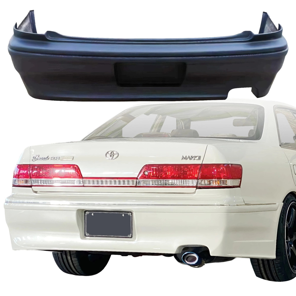 VSaero FRP TRAU Rear Bumper (JZX100) for Mark II Toyota 97-00