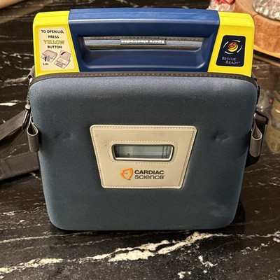Cardiac Science Powerheart AED G3 9390A Instructions Pads Case & Cord No Battery