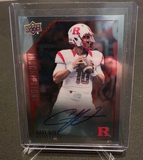 2015 Upper Deck Inscriptions Gary Nova Auto Rutgers Scarlet Knights #GN