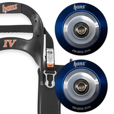 Hans Device Post Anchor Mounts - Blue-  NEW IN STOCK