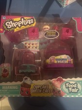 Shopkins Cupcake Queen Cafe Food Fair NEW
